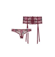 Комплект пояс и трусики Victoria’s Secret Very Sexy Flower Lace