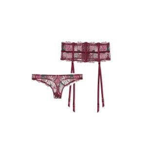 Комплект пояс и трусики Victoria’s Secret Very Sexy Flower Lace
