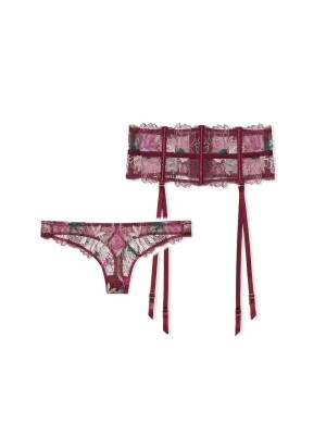 Комплект пояс и трусики Victoria’s Secret Very Sexy Flower Lace