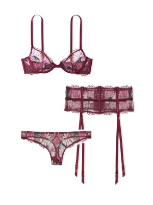 Комплект белья Victoria’s Secret Luxe Lingerie Bra Low Cut Demi