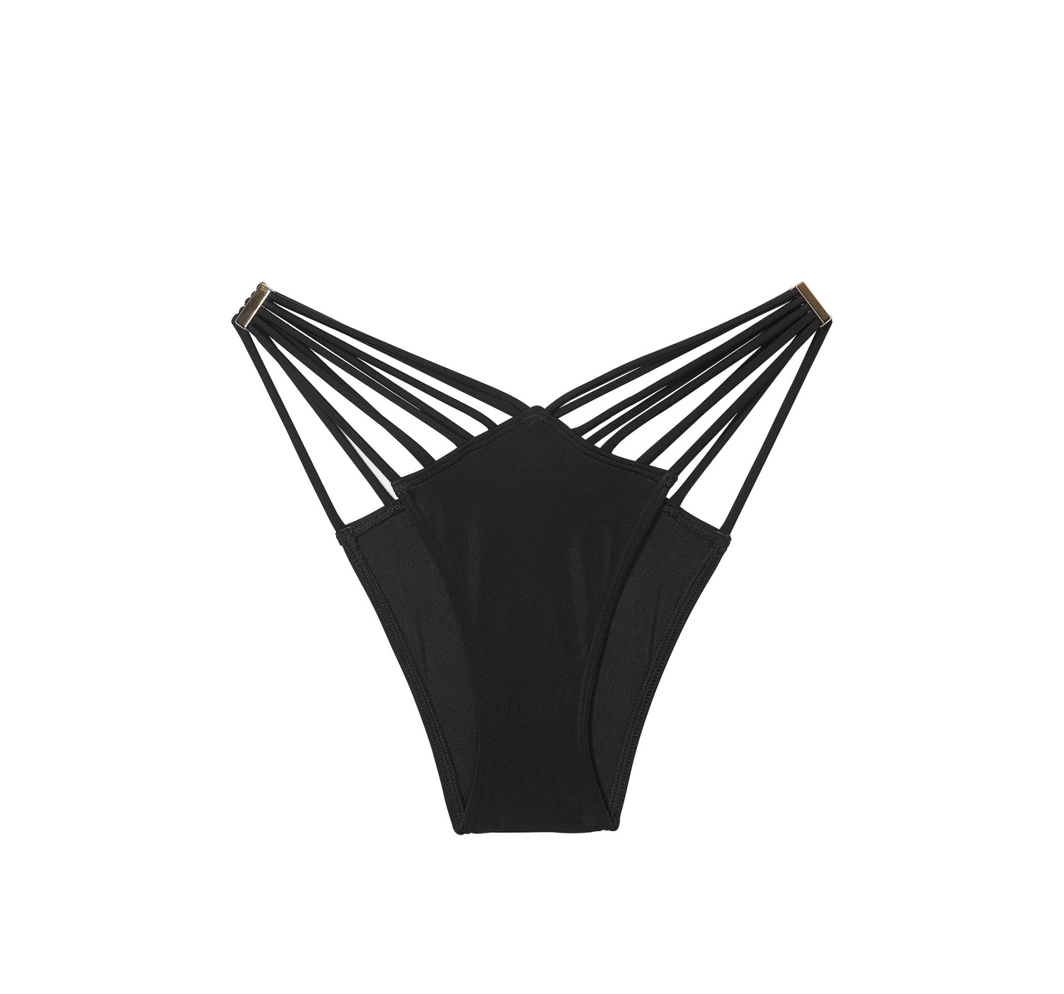 Купальник Archives Swim Strappy Bandeau Top Hardware Brazilian Bikini Bottom Black