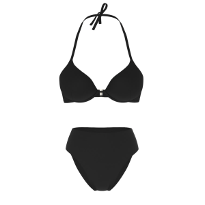 Купальник Essential Bombshell Add-2-Cups Push-Up Bikini Top Set Black