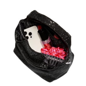 Сумка Diamanté Shine Slouchy Mini Bag