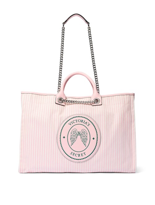 Сумка Chain Strap Tote Bag Iconic stripe