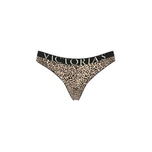 Трусики Exploded Logo Cotton Thong Panty Leopard