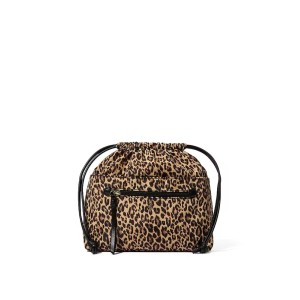 Косметичка Leopard Pink Cinch Makeup Bag
