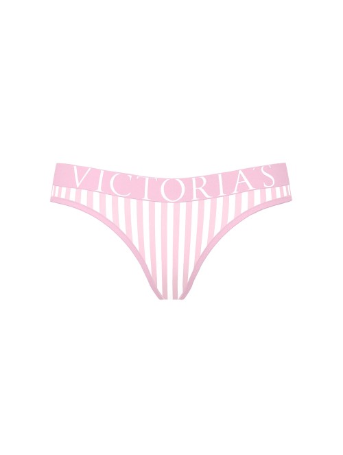 Трусики Exploded Logo Cotton Thong Panty Blossom Stripes