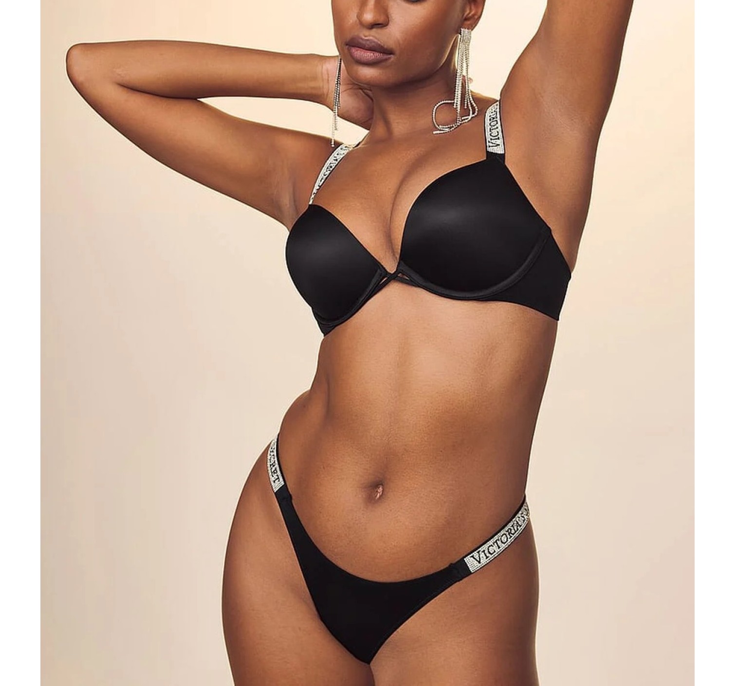 Комплект Bombshell Logo Shine Strap Add-2-Cups Push-Up Bra Set