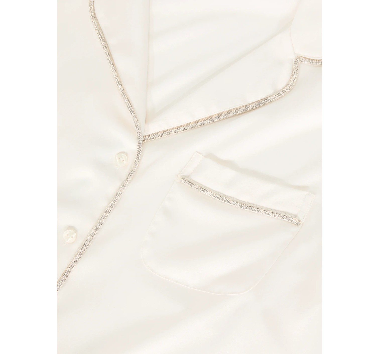 Пижама Signature Satin Shine Long Pajama Set White