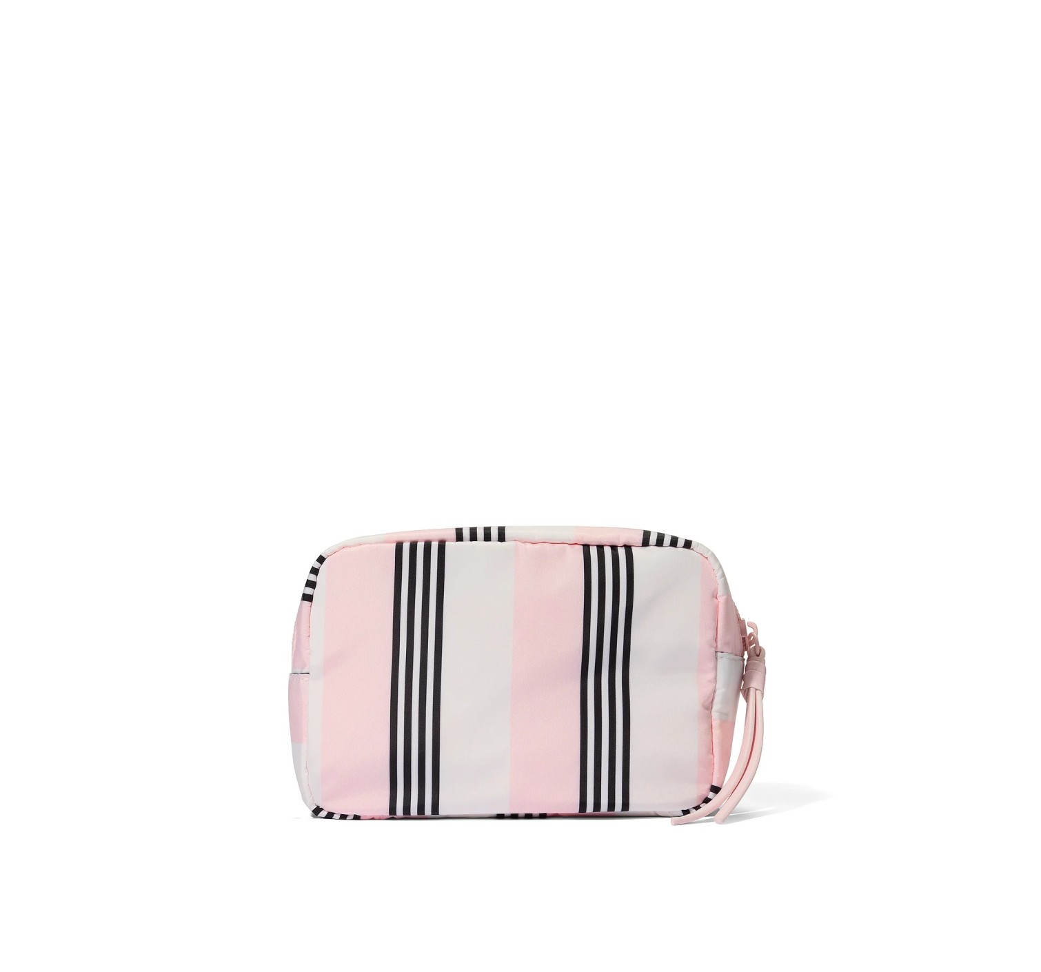 Косметичка Boxy Case Makeup Bag Pink And Black Stripe