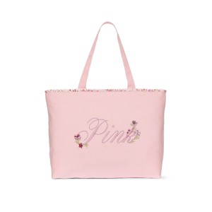 Сумка PINK Floral Canvas Tote Bag