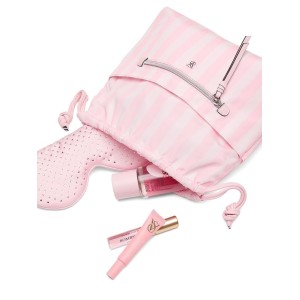 Косметичка Iconic Stripe Pink Cinch Makeup Bag