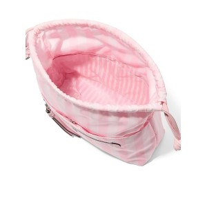 Косметичка Iconic Stripe Pink Cinch Makeup Bag