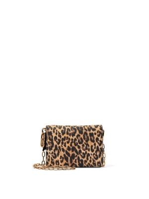 Кошелек-трансформер Convertible Chain Wallet Leopard
