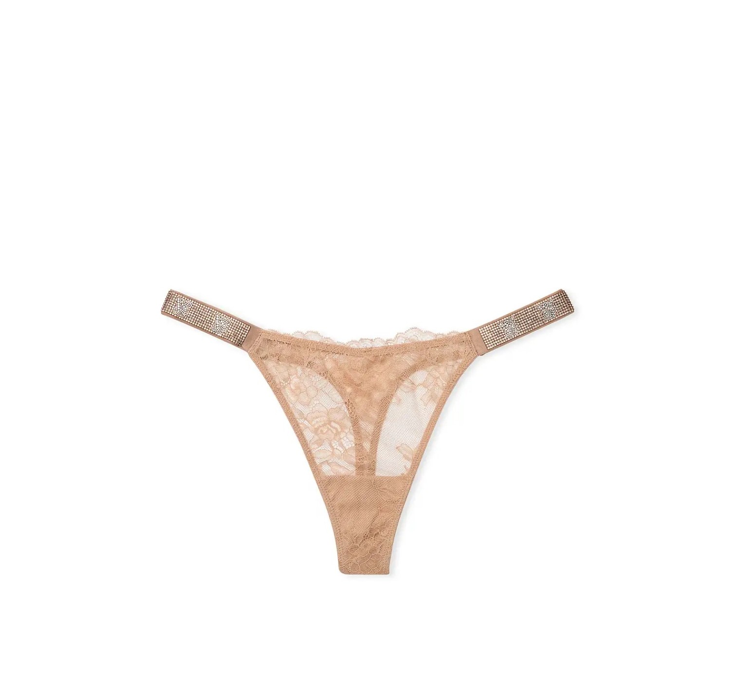Комплект белья The Fabulous by Victoria's Secret Unlined Shine Strap Rose Lace Full-Cup Bra Set