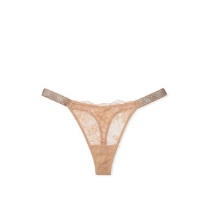 Комплект белья The Fabulous by Victoria's Secret Unlined Shine Strap Rose Lace Full-Cup Bra Set