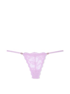 Трусики Lace Adjustable String Lilac