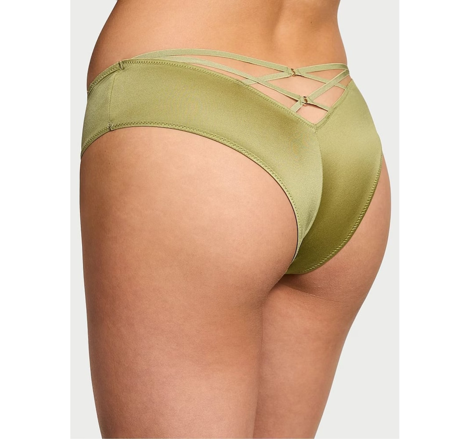 Трусики Strappy Back High-Leg Cheeky Moss Green