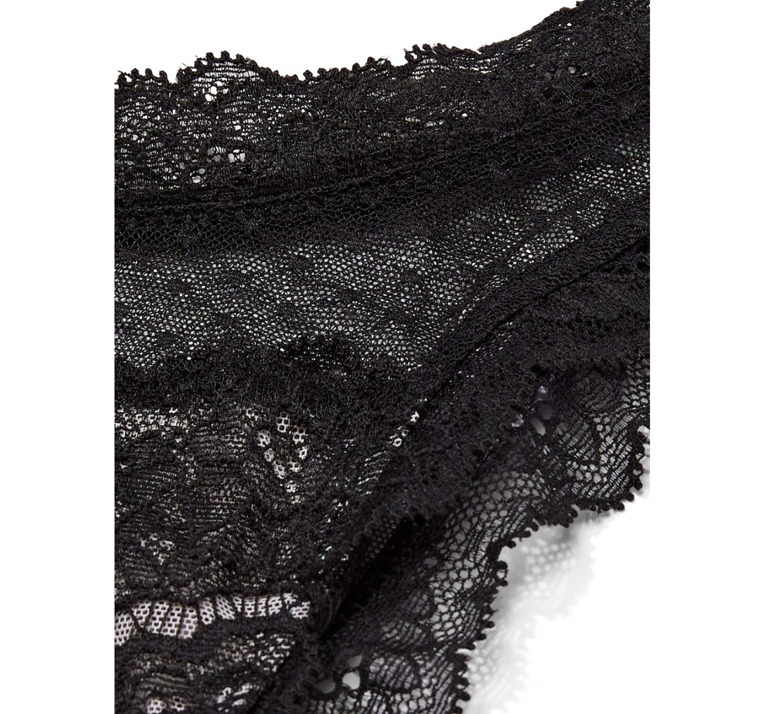 Трусики Lace String Bikini Panty Black & Purest Pink