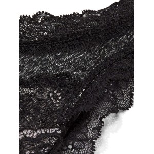 Трусики Lace String Bikini Panty Black & Purest Pink