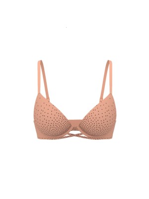 Бюстгальтер Sparkle Crystal Shine Cradle Push-Up Bra Desert Blush