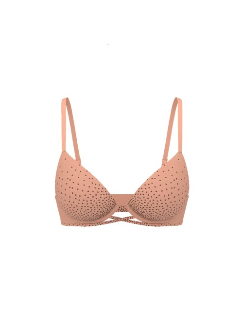 Бюстгальтер Sparkle Crystal Shine Cradle Push-Up Bra Desert Blush