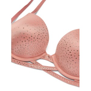 Бюстгальтер Sparkle Crystal Shine Cradle Push-Up Bra Desert Blush