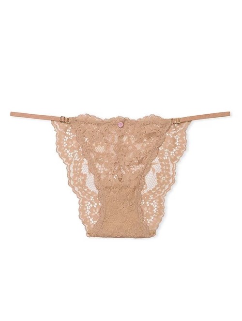 Трусики Lace String Bikini Panty praline