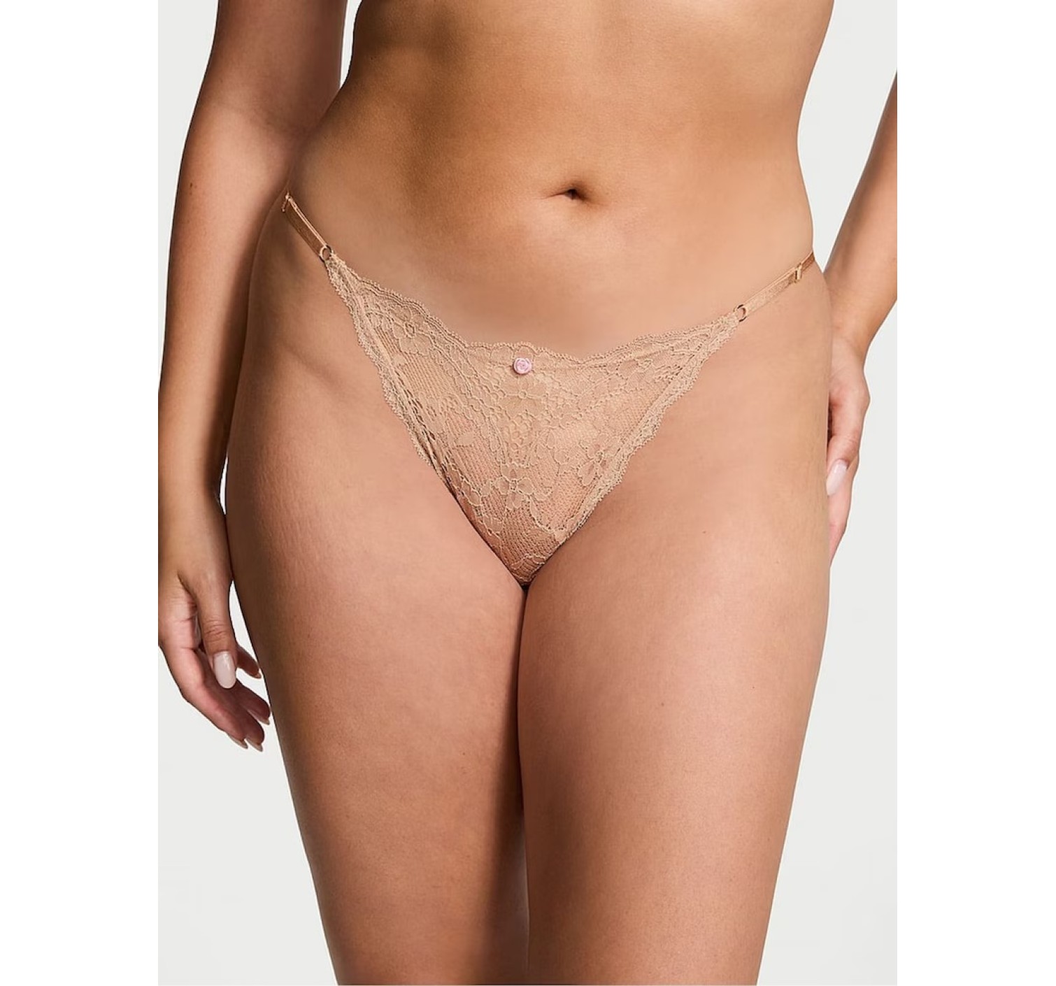 Трусики Lace String Bikini Panty praline