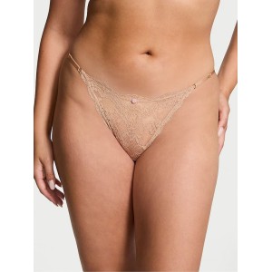 Трусики Lace String Bikini Panty praline