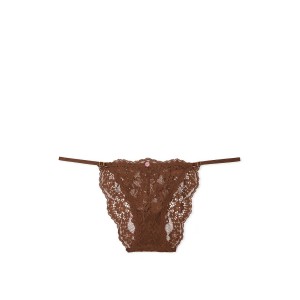 Трусики Lace String Bikini Panty Ganache