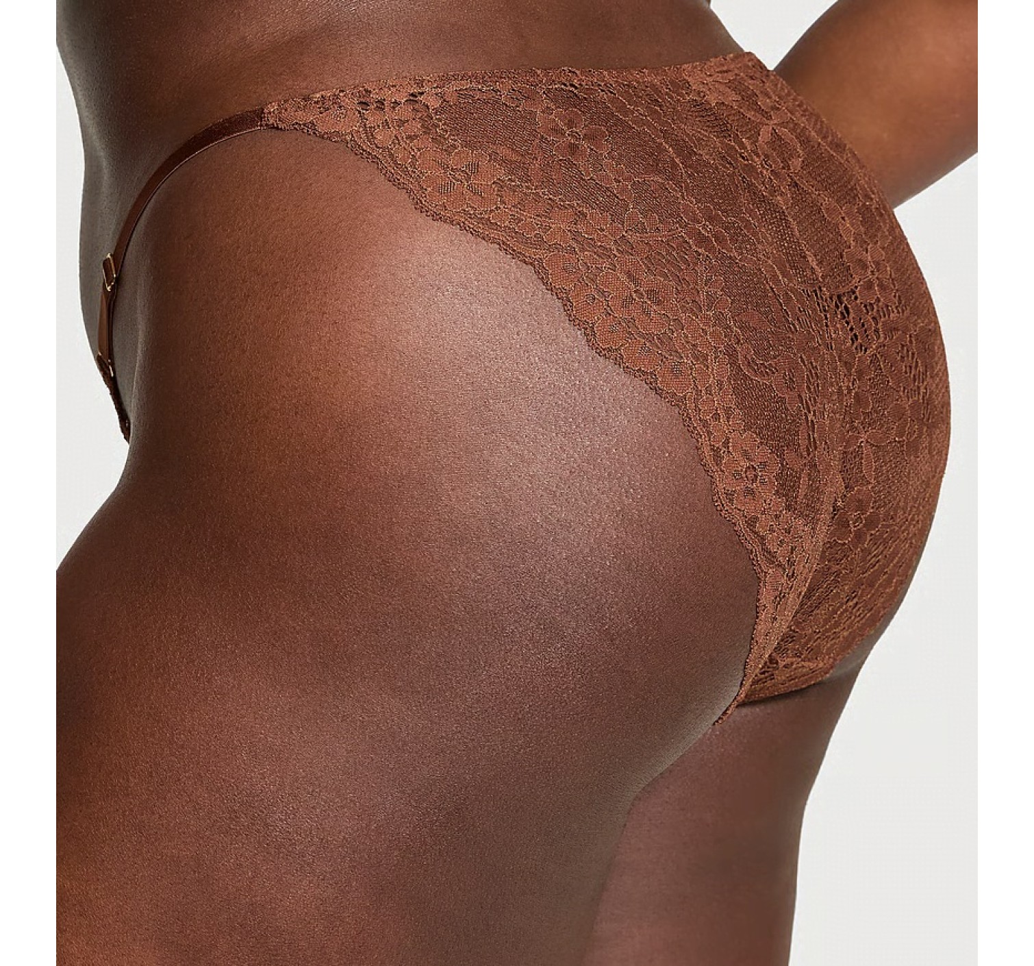 Трусики Lace String Bikini Panty Ganache