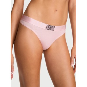 Трусики Cotton Shine Patch Thong Bermuda Pink