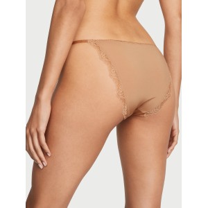 Трусики Lace Trim String Bikini Panty praline