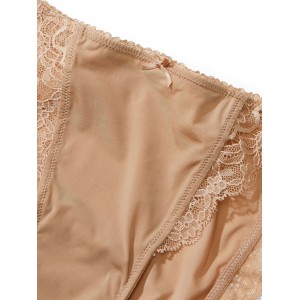 Трусики Lace Trim String Bikini Panty praline
