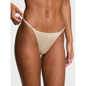 Трусики Scattered Shine Strap V-String Sandstone