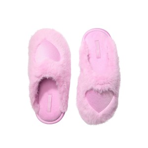 Тапочки для дома Plush Closed-Toe Slippers Bikini Pink