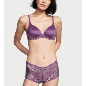 Трусики Lace Shortie Panty Mulberry Shimmer
