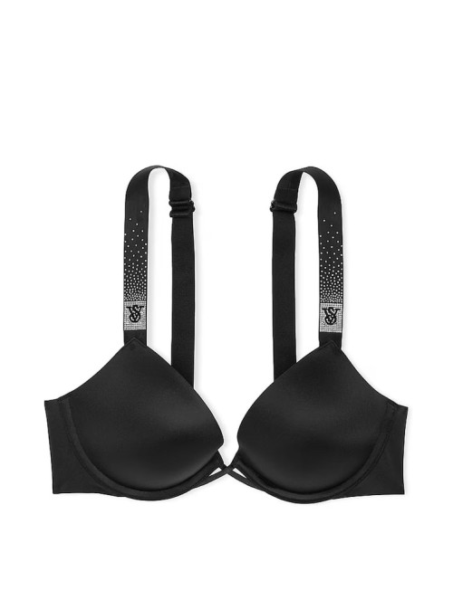 Бюстгальтер Push Up Scattered Shine Strap Bra Black