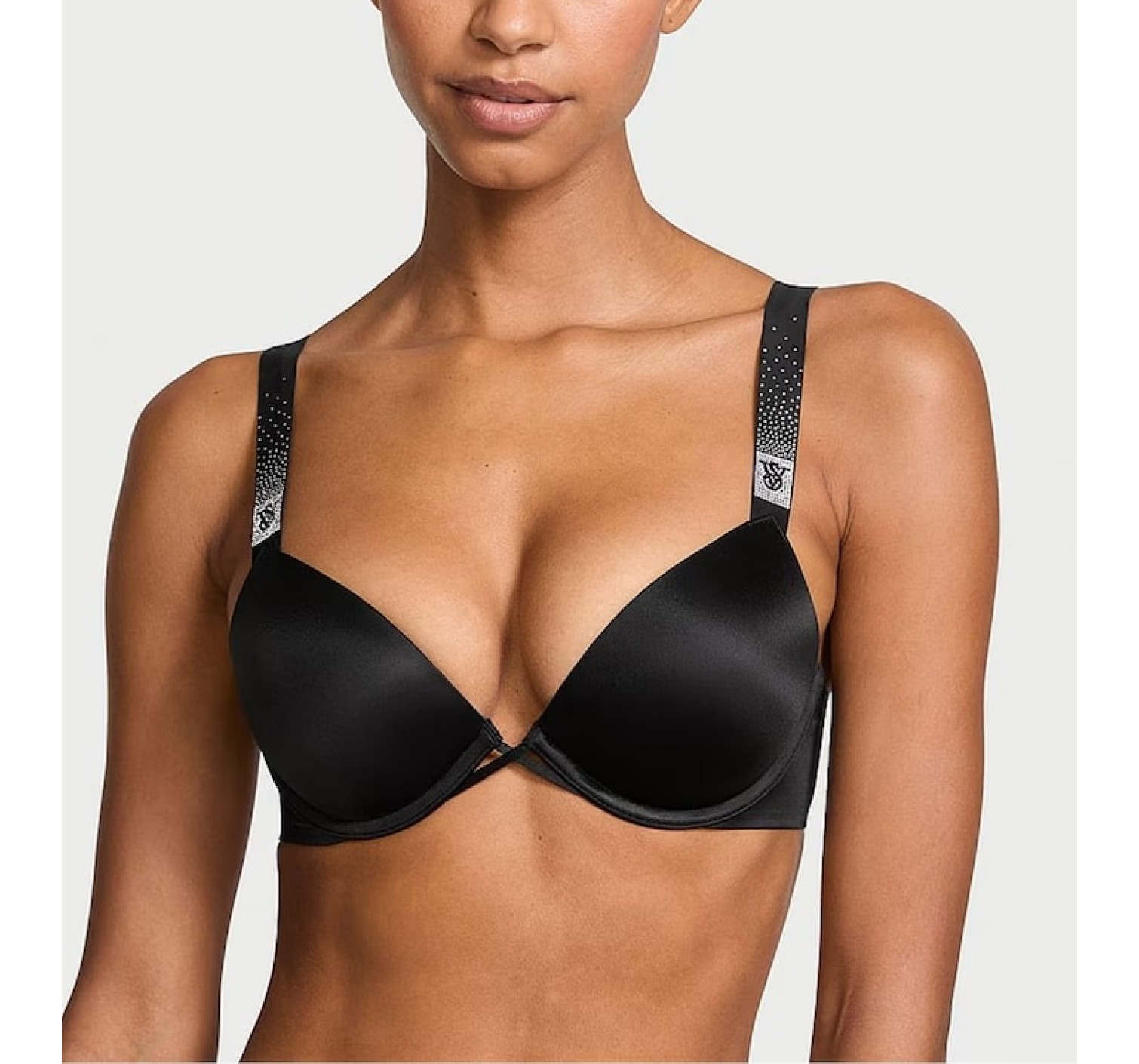 Бюстгальтер Push Up Scattered Shine Strap Bra Black