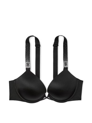 Бюстгальтер  Add 2 Cups Push Up Bombshell Scattered Shine Strap Bra Black 