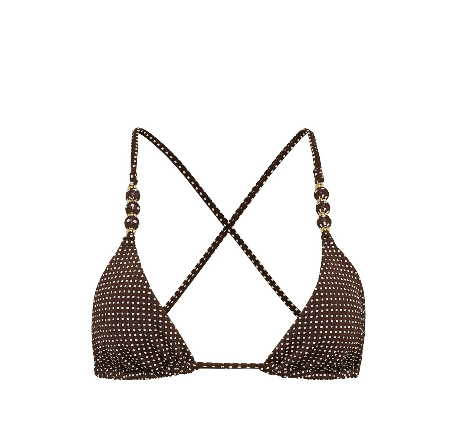 Купальник Beach Beads Triangle Bikini Brazilian Set Ganache