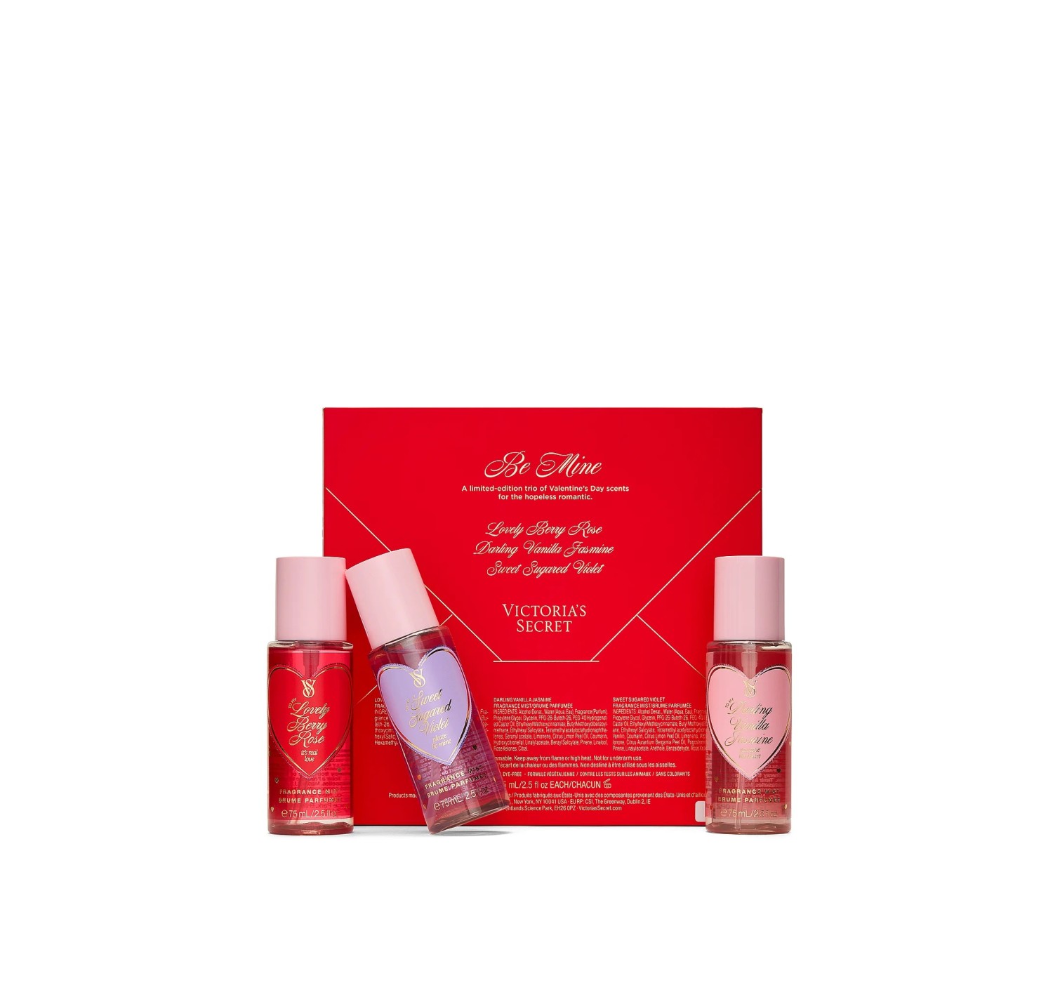 Набор Be Mine Mini Fragrance Mist Gift Set