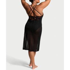 Пляжна туніка Beachwear Shine Knit Cover-Up Midi Dress