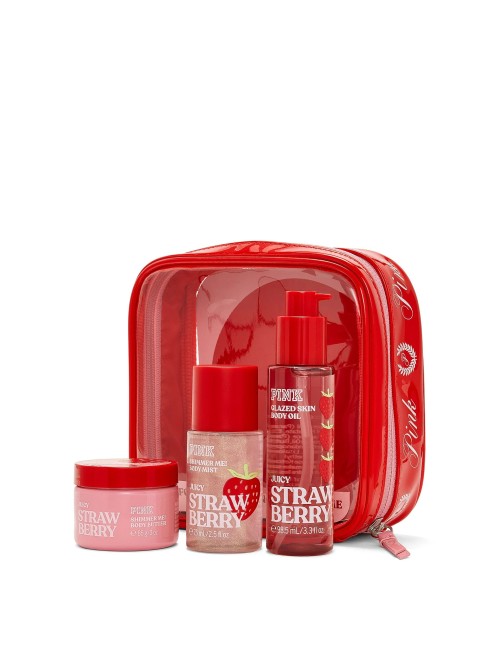 Набор Let's Glow Away Shimmer Travel Set Strawberry