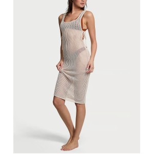 Пляжна туніка Beachwear Crochet Midi Dress