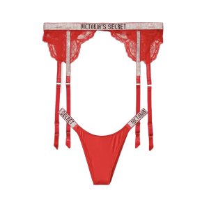 Набор трусики и пояс Shine Strap Garter Belt Set