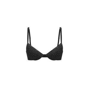 Бюстгальтер Sparkle Crystal Shine Strap Lightly Lined Plunge Demi Bra