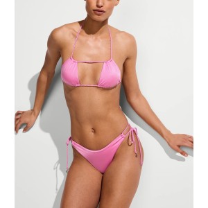 Купальник Twist Rope Convertible Triangle Bikini Top Itsy Set Pink Sugar