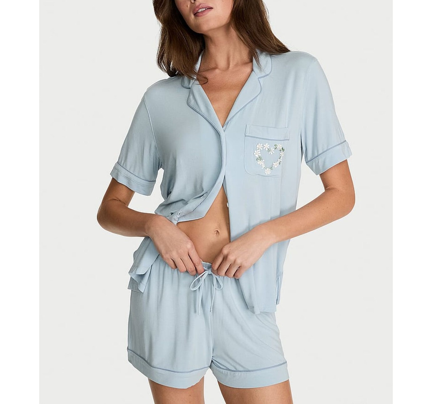 Піжама SoSoft Modal Short Pajama Set Celestial Blue